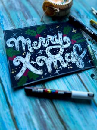 Trabajo de lettering de Anna, muestra 1