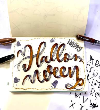 Trabajo de lettering de Anna, muestra 7