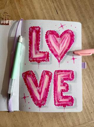 Trabajo de lettering de Anna, muestra 12