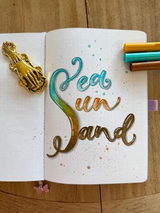 Trabajo de lettering de Anna, muestra 14