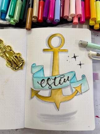 Trabajo de lettering de Anna, muestra 15