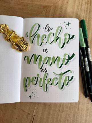 Trabajo de lettering de Anna, muestra 17