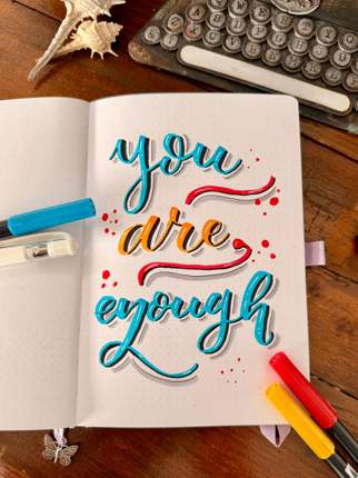 Trabajo de lettering de Anna, muestra 19